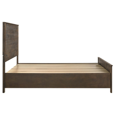Woodmont Rustic Golden Brown Queen Storage Bed from Coaster - Luna Furniture
