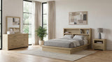 Hendricks Light Oak 4-Piece Eastern King Bedroom Set from Coaster - Luna Furniture