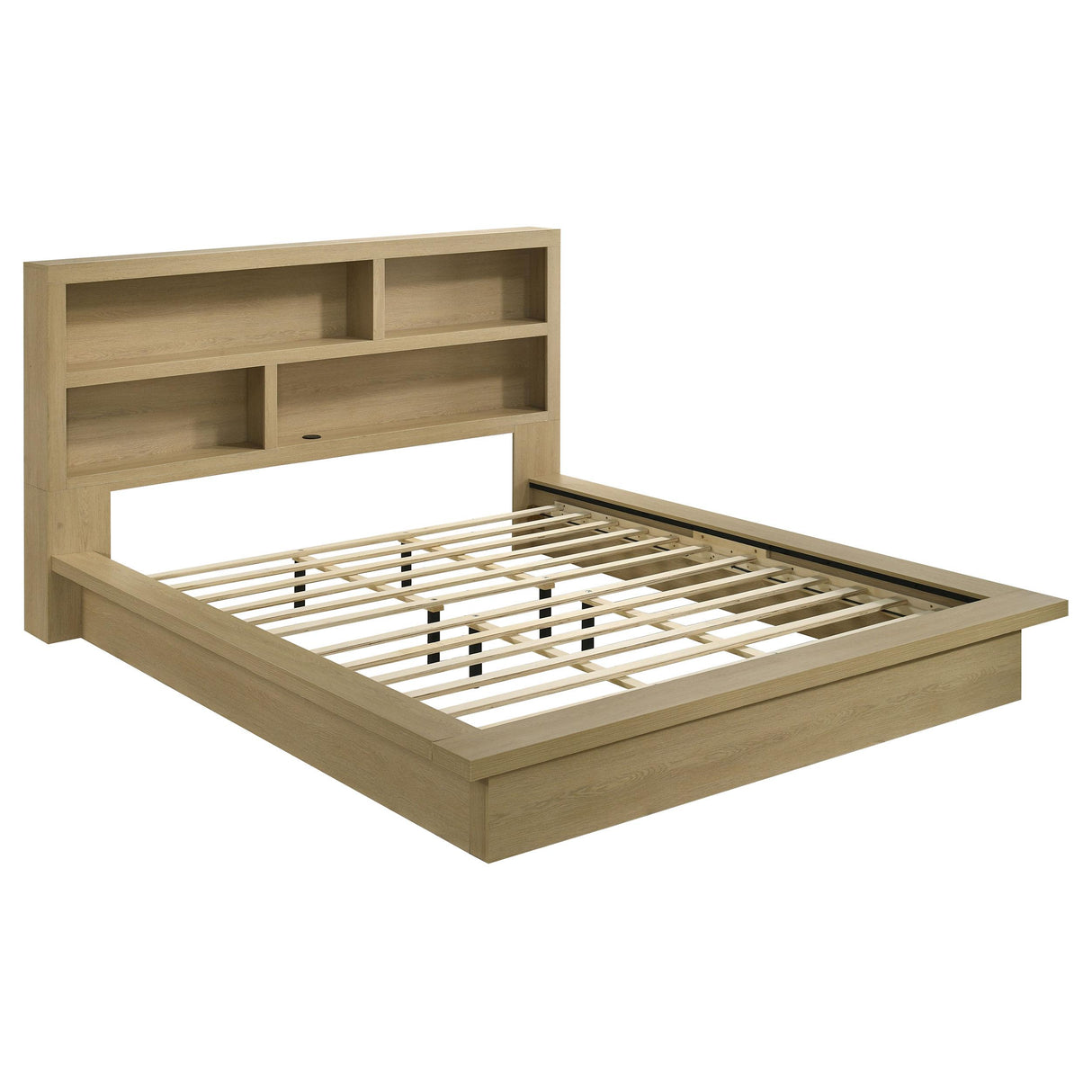 Hendricks Light Oak 4-Piece Eastern King Bedroom Set from Coaster - Luna Furniture