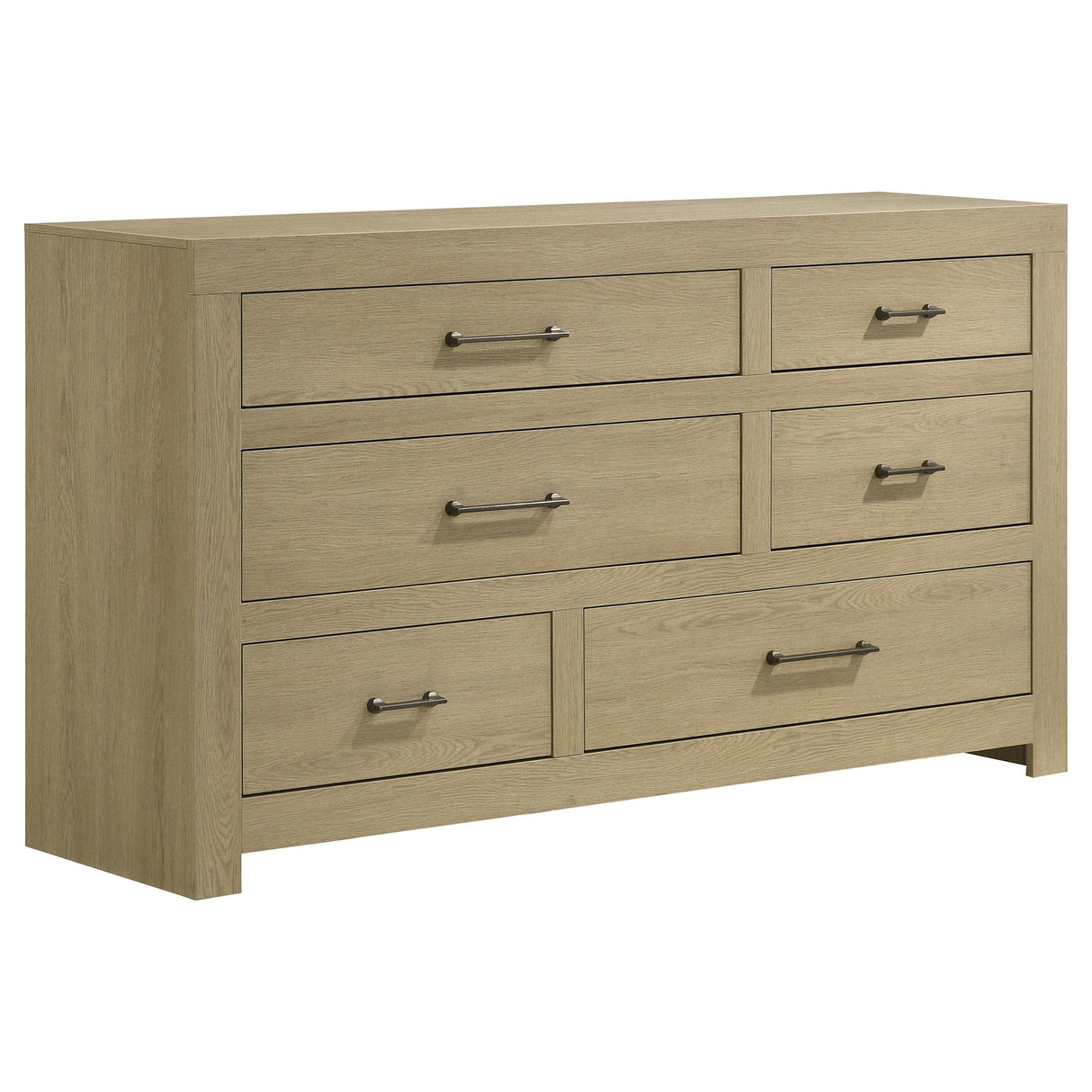 Hendricks Light Oak 4-Piece Eastern King Bedroom Set from Coaster - Luna Furniture