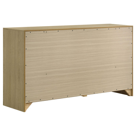 Hendricks Light Oak 5-Piece Eastern King Bedroom Set from Coaster - Luna Furniture