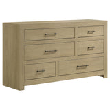 Hendricks Light Oak 4-piece Queen Bedroom Set from Coaster - Luna Furniture