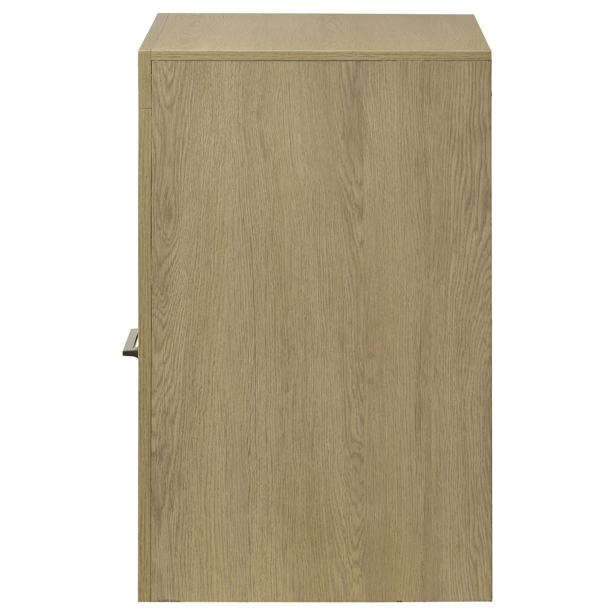Hendricks Light Oak 1-drawer Nightstand Bedside Table with Cubby from Coaster - Luna Furniture