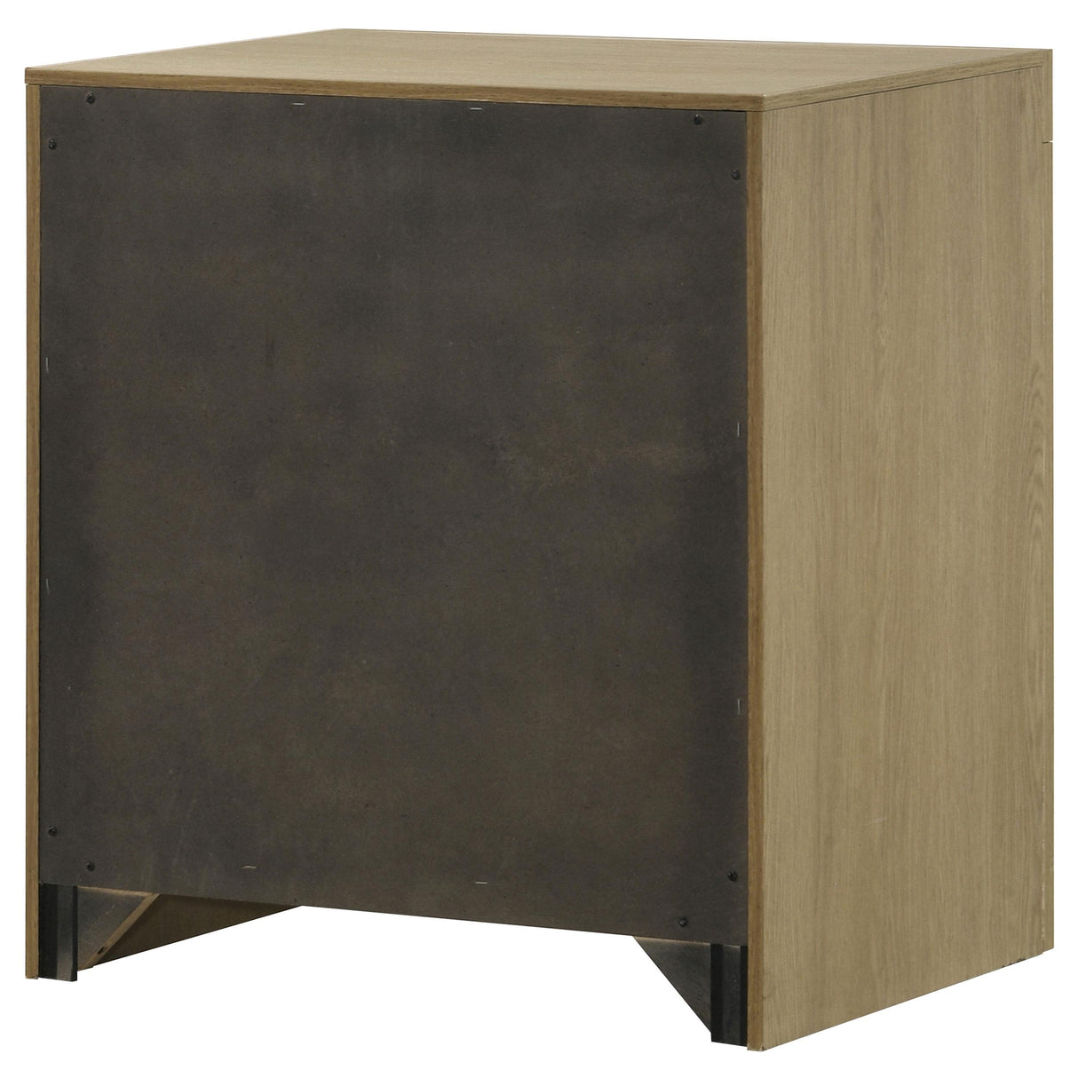Hendricks Light Oak 1-drawer Nightstand Bedside Table with Cubby from Coaster - Luna Furniture