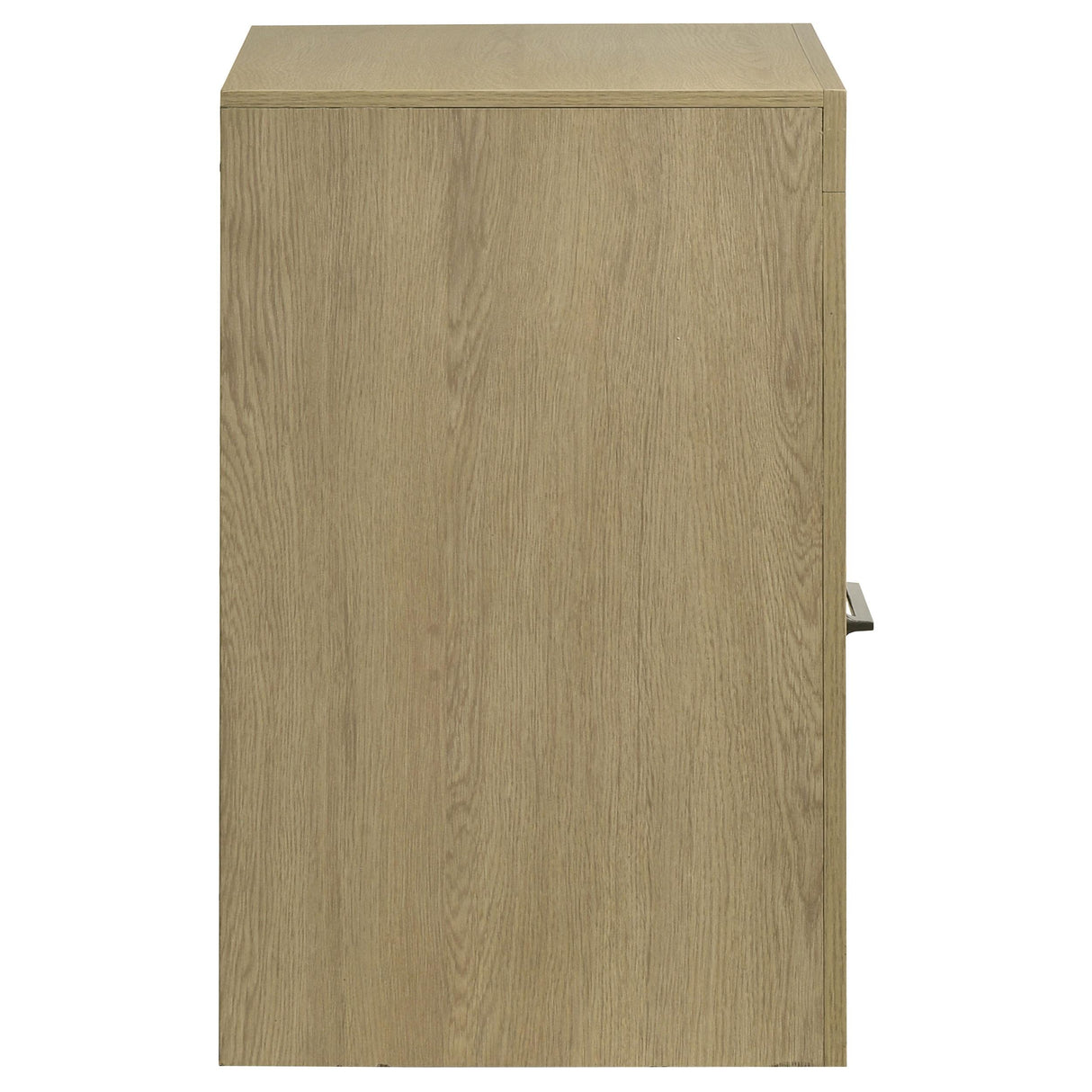 Hendricks Light Oak 1-drawer Nightstand Bedside Table with Cubby from Coaster - Luna Furniture
