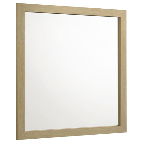 Hendricks Light Oak Dresser Mirror from Coaster - Luna Furniture