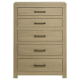 Hendricks Light Oak 5-drawer Bedroom Chest of Drawers from Coaster - Luna Furniture