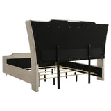 Lorient Ivory and Camel 4-Piece Eastern King Bedroom Set from Coaster - Luna Furniture