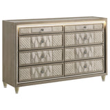 Lorient Ivory and Camel 5-piece California King Bedroom Set from Coaster - Luna Furniture