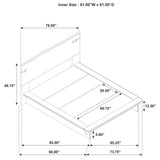 Stillwater Queen Platform Bed from Coaster - Luna Furniture