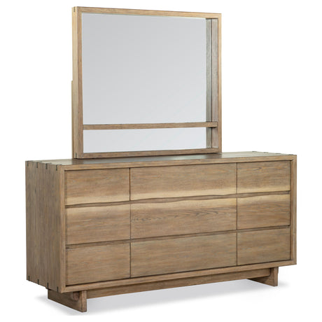 Stillwater Oak Dresser with Mirror from Coaster - Luna Furniture