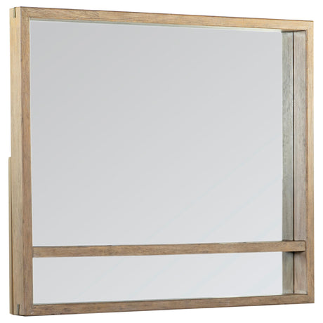 Stillwater Oak Dresser Mirror with Jewelry Shelf from Coaster - Luna Furniture
