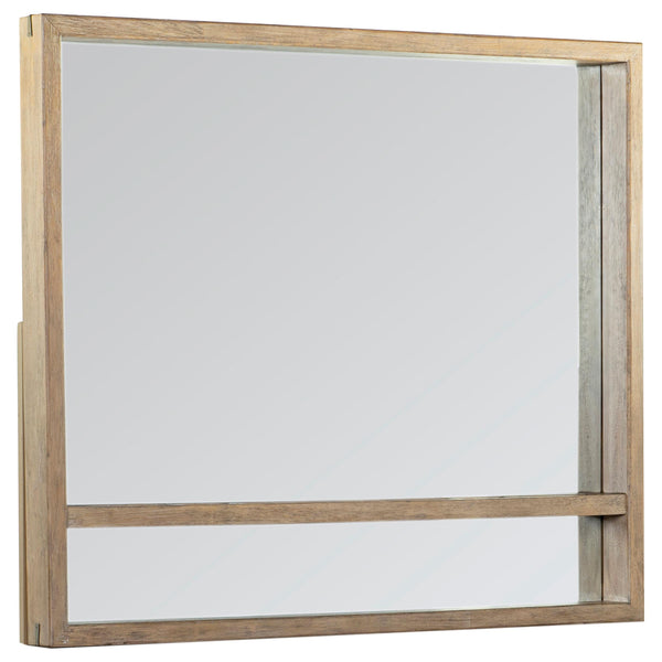 Stillwater Oak Dresser Mirror with Jewelry Shelf