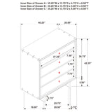 Stillwater 4-drawer Chest from Coaster - Luna Furniture
