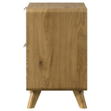 Bennett Light Oak 2-drawer Bedroom Nightstand Bedside Table from Coaster - Luna Furniture