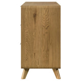 Bennett Light Oak 6-drawer Bedroom Dresser Cabinet from Coaster - Luna Furniture