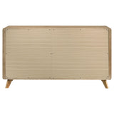 Bennett Light Oak 6-drawer Bedroom Dresser Cabinet from Coaster - Luna Furniture