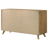 Bennett Light Oak 6-drawer Bedroom Dresser Cabinet from Coaster - Luna Furniture