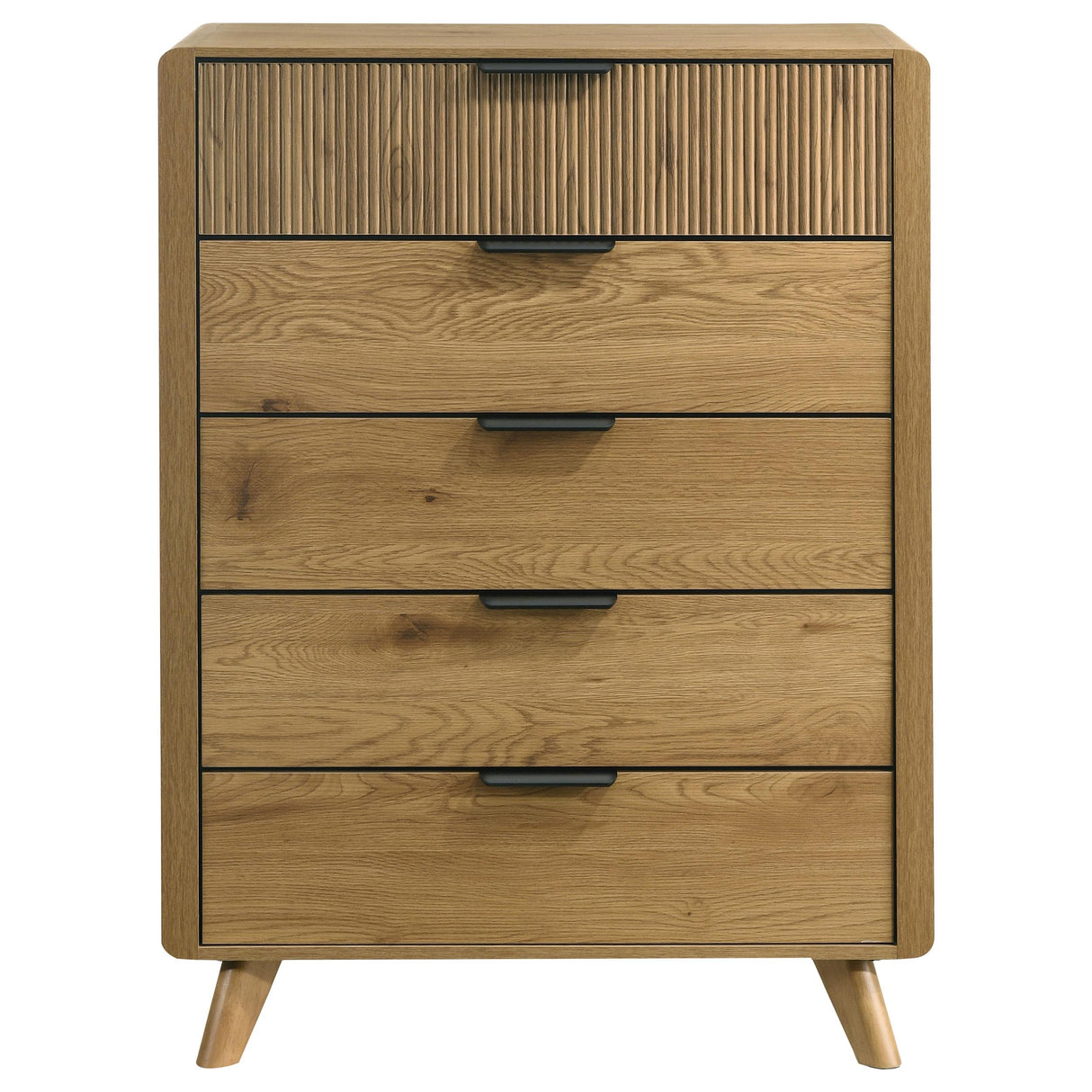 Bennett Light Oak 5-drawer Bedroom Chest of Drawers from Coaster - Luna Furniture