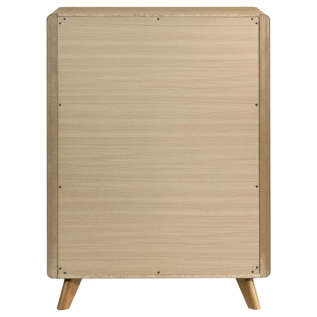 Bennett Light Oak 5-drawer Bedroom Chest of Drawers from Coaster - Luna Furniture