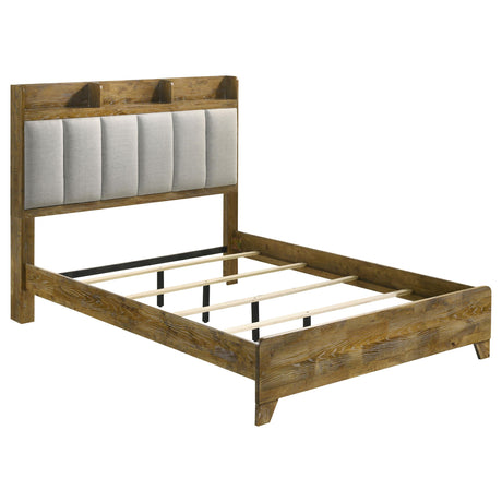 Henderson Medium Oak 4-Piece Eastern King Bedroom Set from Coaster - Luna Furniture