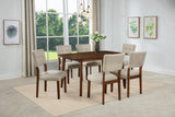 Gregory Beige/Brown Dining Set from Crown Mark - Luna Furniture