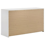 Ines Gray and White High Gloss 5-Piece Eastern King Bedroom Set from Coaster - Luna Furniture