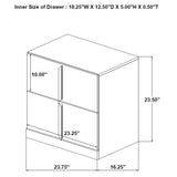 Ines Gray and White High Gloss 5-Piece Eastern King Bedroom Set from Coaster - Luna Furniture