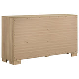 Arielle Light Oak 4-Piece Eastern King Bedroom Set from Coaster - Luna Furniture