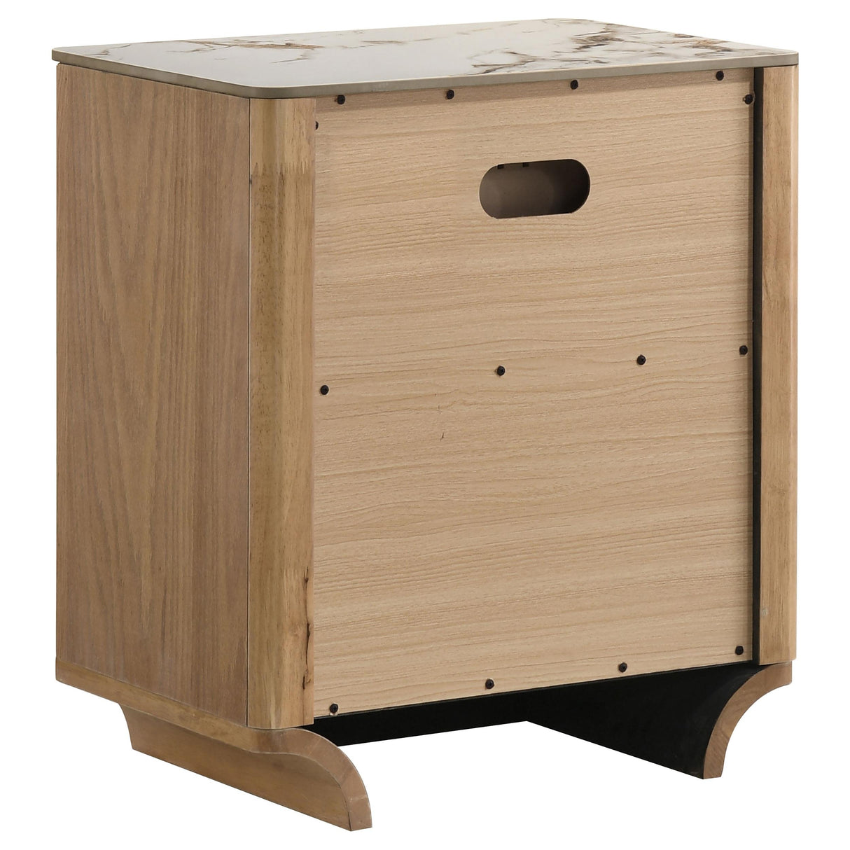 Leanne Light Oak 5-piece Eastern King Bedroom Set from Coaster - Luna Furniture