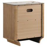 Leanne Light Oak 5-piece Queen Bedroom Set from Coaster - Luna Furniture