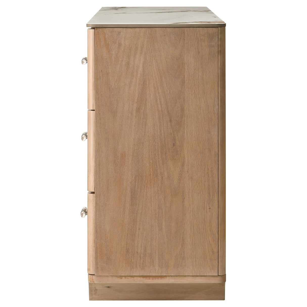 Leanne Light Oak 6-drawer from Coaster - Luna Furniture