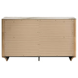 Leanne Light Oak 6-drawer from Coaster - Luna Furniture