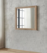 Leanne Light Oak Dresser Mirror from Coaster - Luna Furniture