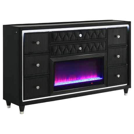 Lorient Black 5-piece California King Bedroom Set from Coaster - Luna Furniture