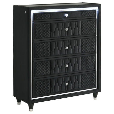 Lorient Black 5-piece California King Bedroom Set from Coaster - Luna Furniture
