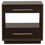 Winslow Smokey Walnut 4-Piece Eastern King Storage Bedroom Set from Coaster - Luna Furniture