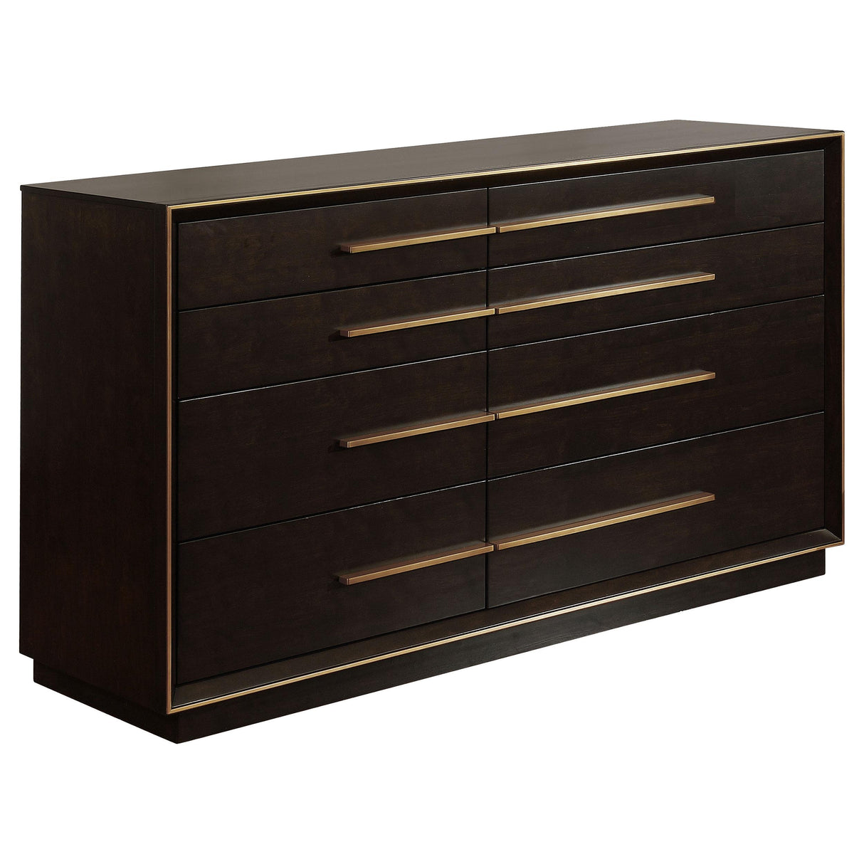Winslow Smokey Walnut 4-Piece Eastern King Storage Bedroom Set from Coaster - Luna Furniture