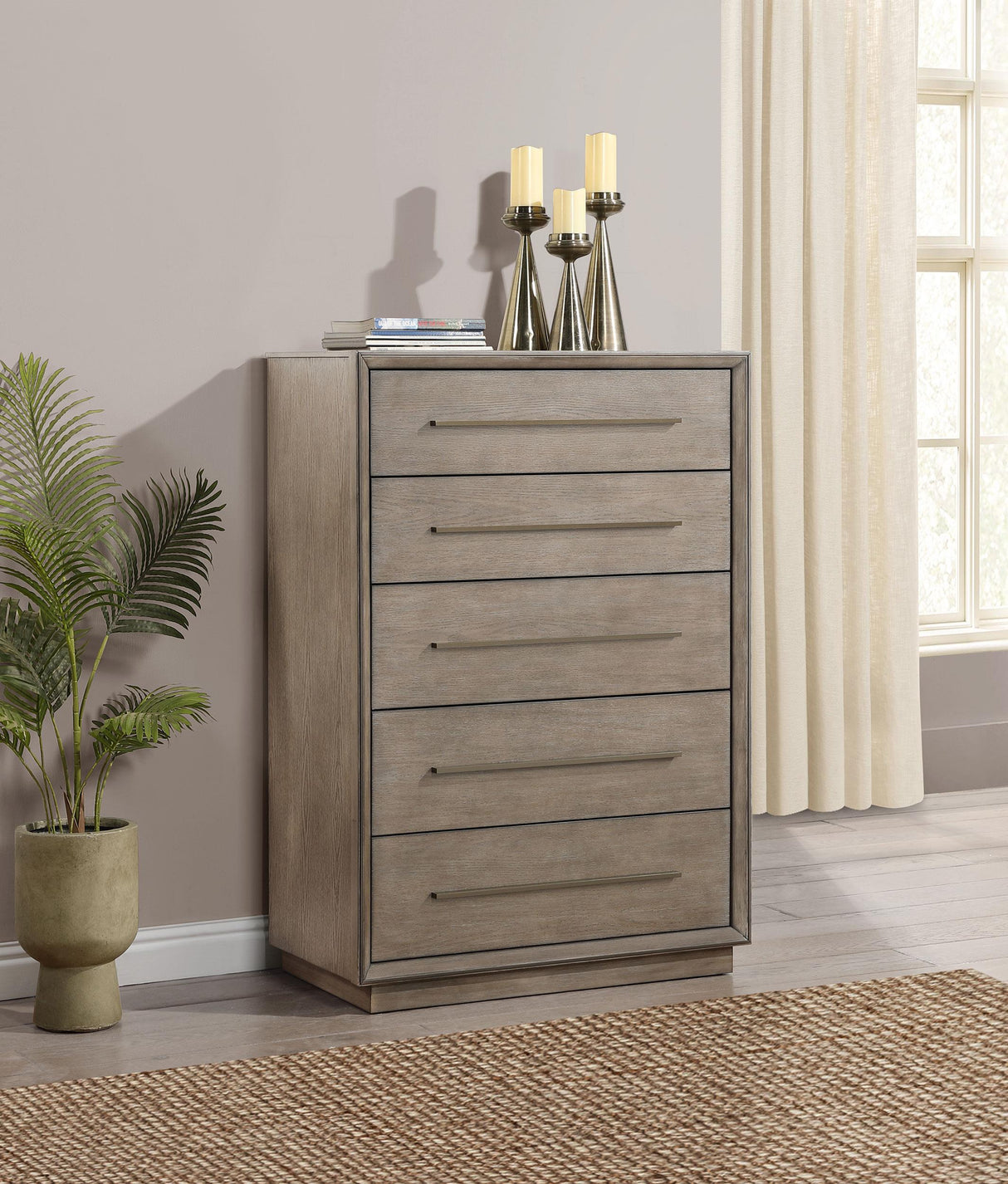 Durango Washed Oak 8-Drawer Bedroom Chest from Coaster - Luna Furniture