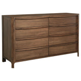 Maderia Walnut 5-Piece Eastern King Bedroom Set from Coaster - Luna Furniture