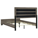 Wright Brown Oak 5-Piece Eastern King Bedroom Set from Coaster - Luna Furniture