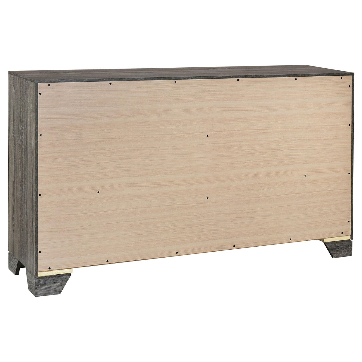 Wright Brown Oak 5-Piece Eastern King Bedroom Set from Coaster - Luna Furniture