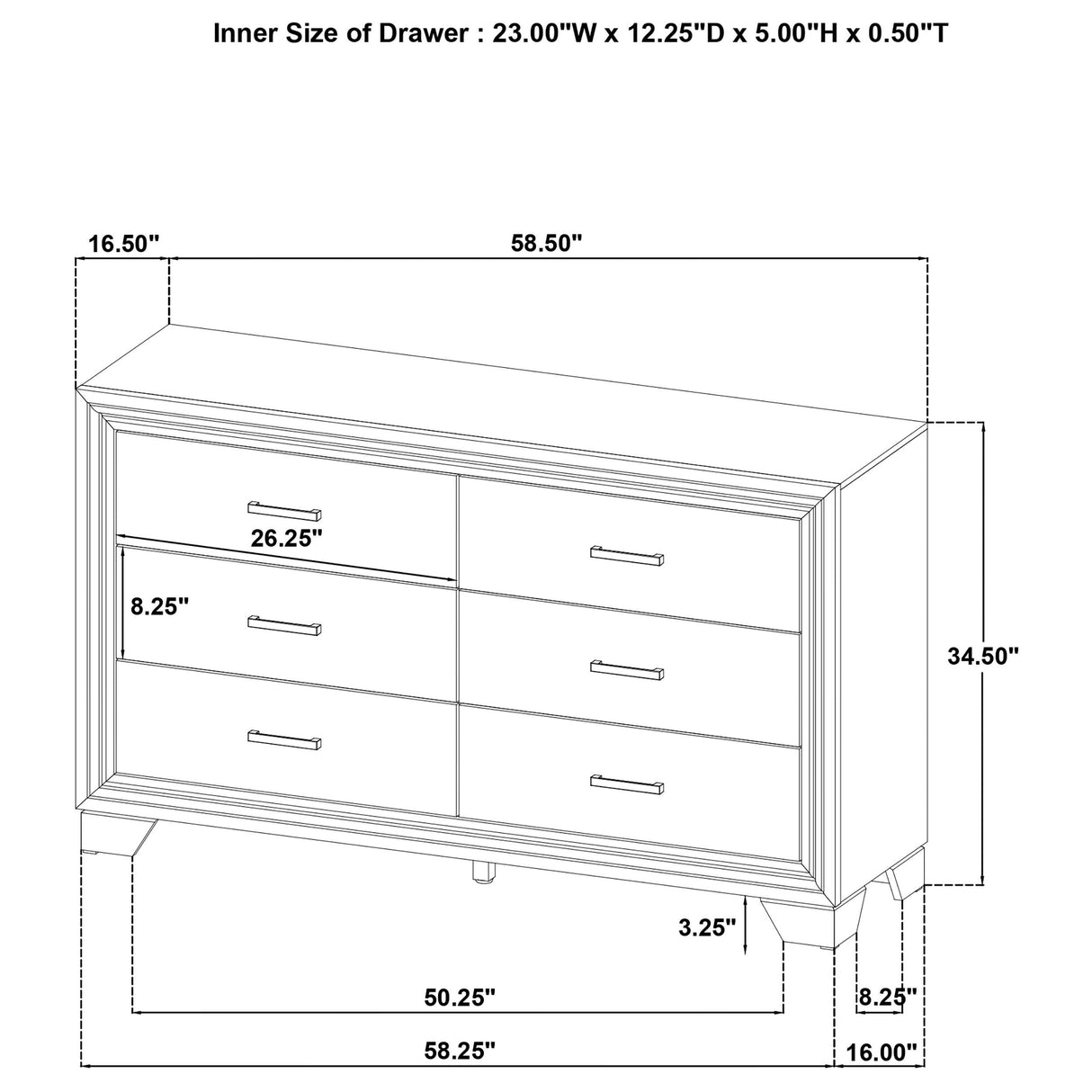 Wright Brown Oak 5-Piece Eastern King Bedroom Set from Coaster - Luna Furniture