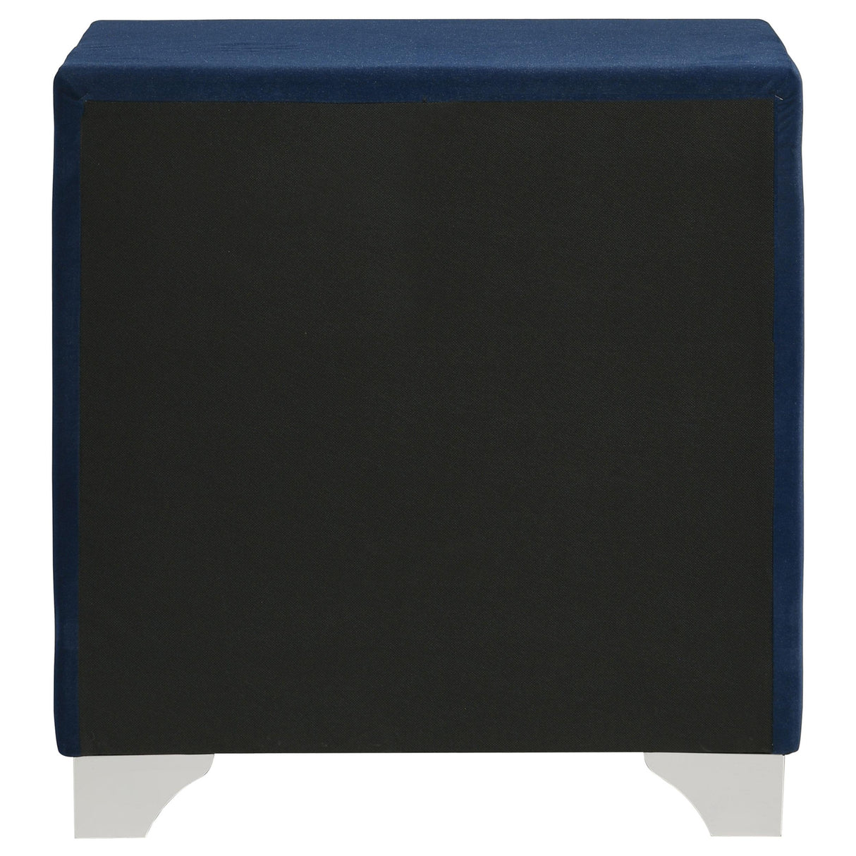 Melody Pacific Blue Upholstered 2-Drawer Nightstand from Coaster - Luna Furniture