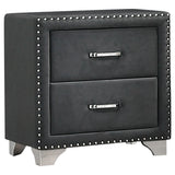 Melody Gray 4-Piece California Queen Bedroom Set from Coaster - Luna Furniture