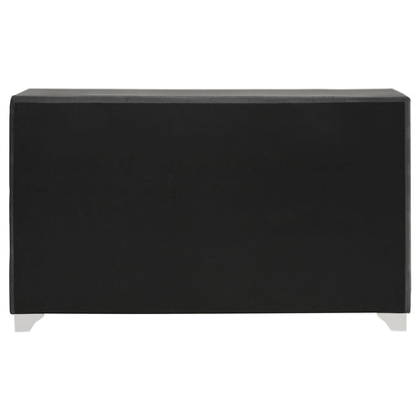 Melody Gray Upholstered 6-Drawer Dresser from Coaster - Luna Furniture