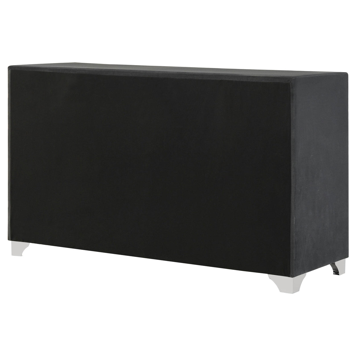 Melody Gray Upholstered 6-Drawer Dresser from Coaster - Luna Furniture