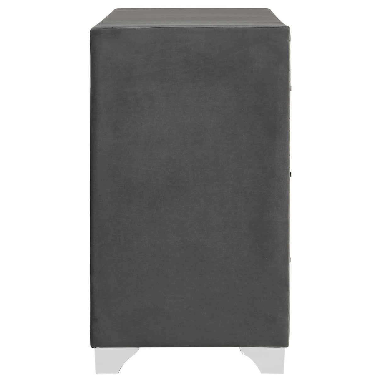 Melody Gray Upholstered 6-Drawer Dresser from Coaster - Luna Furniture