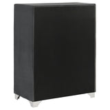 Melody Gray 5-Drawer Upholstered Chest from Coaster - Luna Furniture