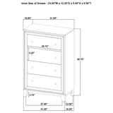 Welsley Walnut 5-Piece Queen Bedroom Set from Coaster - Luna Furniture
